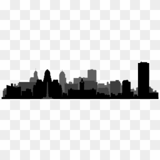 1170 X 500 21 - Buffalo City Silhouette, HD Png Download - 1170x500 ...