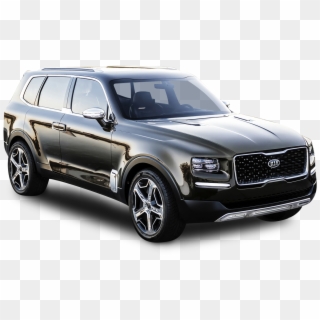 Kia Telluride Black Car - Kia Telluride Png, Transparent Png