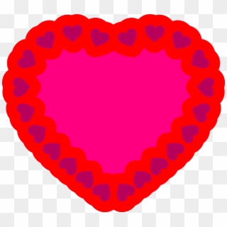Heart Doily Clipart, HD Png Download - 623x555 (#1757220) - PinPng