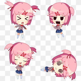 Comments Natsuki Fanfiction Pictures Chibi Png Comments - Oblivion Guards Fanart, Transparent Png