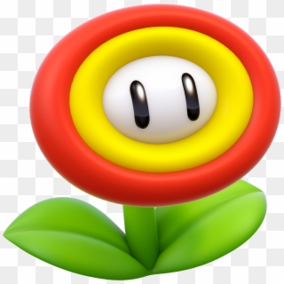 Super Bell Mario Fire Flower 3d Hd Png Download 2265x2253 Pinpng
