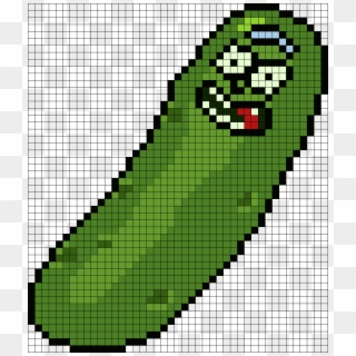 Rick Pickle Perler Bead Pattern - Perler Beads Rick And Morty, HD Png Download