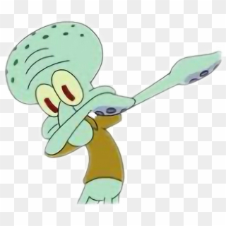 Squidward Sticker - Squidward Dab Transparent, HD Png Download ...