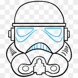 680 X 678 4 - Step By Step Stormtrooper Drawing Easy, HD Png Download