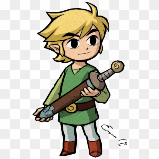 Minish Cap Link - Legend Of Zelda Minish Cap Link Sprite, HD Png ...