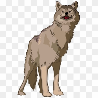 Red Wolf Cliparts - Free Clip Art Wolf, Hd Png Download - 640x480 