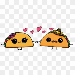 #cute #tacos #cindyj #freetoedit - Bff Cute Food Drawings, HD Png ...