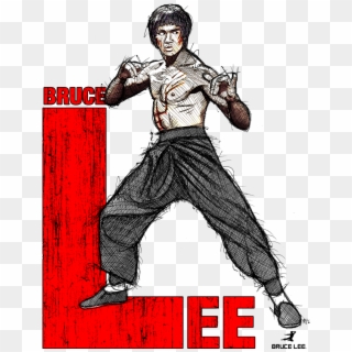 Bruce Lee Sketch B, HD Png Download