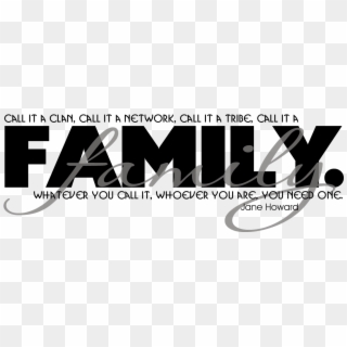 Family Word Art Png - Graphic Design, Transparent Png