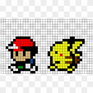 Pokemon Pixel Art Pikachu, HD Png Download