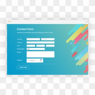 Contact Form With Custom Css Customization Options - Online School ...
