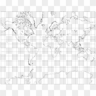 The Mercator Projection - Map Projections, HD Png Download - 1660x1287 ...