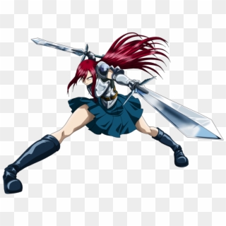 Fairy Tail Wiki - Erza Scarlet No Background - Free Transparent PNG  Download - PNGkey