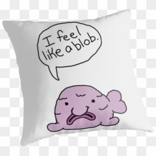 Blobfish Is My Spirit Animal Funny Blobfish Meme Throw Pillow by