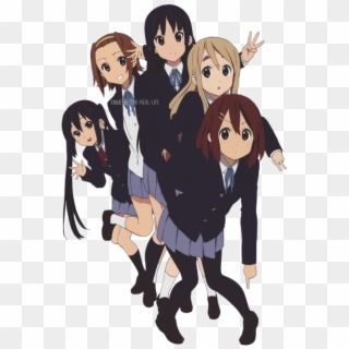 K on, K-On! characters illustration transparent background PNG