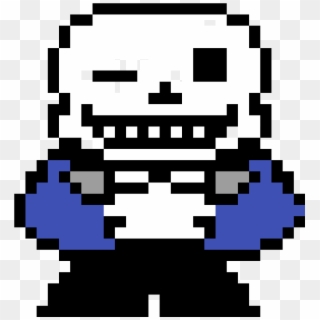 Undertale Pixel Art , Png Download - Sans Face Pixel Art, Transparent Png -  630x593 (#1989062) - PinPng