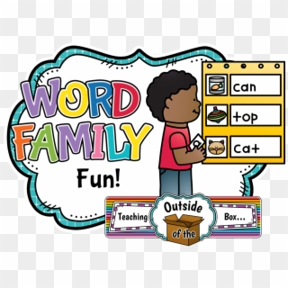 Word Families Can Be A Tricky Concept For Our Little - Word Families Clipart, HD Png Download