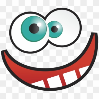 Big Cartoon Eyes Clip Art Cartoon Eyes Png - Funny Cartoon Face Png, Transparent Png