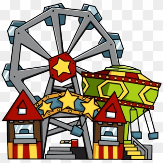 Amusement Park Transparent Background - Amusement Park Clipart Png, Png ...