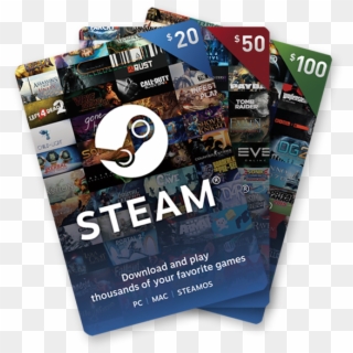 Free Steam Gift Card PNG Images | Steam Gift Card Transparent ...