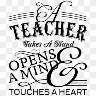 Inspiring Quotes Clipart Society - Teachers Day Quotes Black And White ...