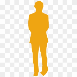 Businessman Boy Dude Man Yellow Silhouette - Yellow People Silhouette ...