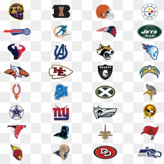 732x750 Free Clipart Nfl Football Logos - Nfl Team Logos Clip Art