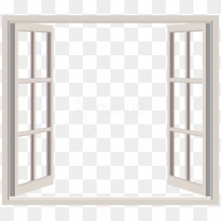 Free Png White Opened Window Png Images Transparent - Open Window Frame ...