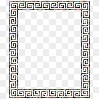 Medium Image - Greek Key Pattern Border, HD Png Download - 668x800 ...