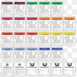 Download Monopoly Property Cards Clipart Monopoly - Printable Original