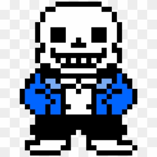 Sans Sprite V2 - Pixel Art, HD Png Download - 910x1170 (#6344348