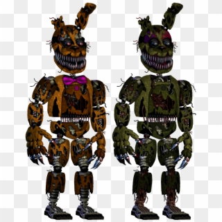 Nightmare Springbonnie[michael Afton]springtrap - Cartoon, HD Png ...