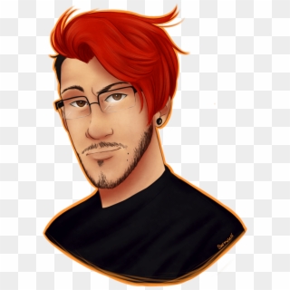 Markiplier Transparent Background Red Hair, HD Png Download - 978x1351 ...