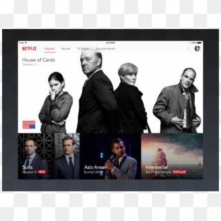 Netflix For Ipad Application Free Sketch - House Of Cards Season 2, HD Png Download