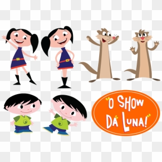 Vetor Personagens O Show Da Luna - O Show Da Luna Imagens, HD Png Download