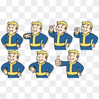 The Fallout Wiki Fandom - Fallout New Vegas Vault Boy Icons - 500x500 PNG  Download - PNGkit