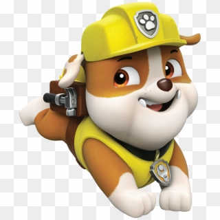 Paw Patrol Rubble Clipart - Rocky Paw Patrol Png, Transparent Png ...