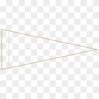 Pennant Sketch - Triangle, HD Png Download