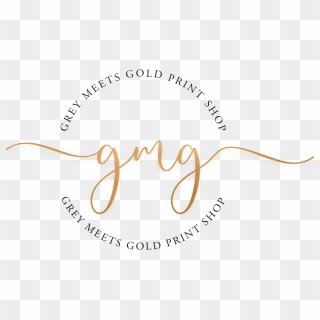 Grey Meets Gold - Calligraphy, HD Png Download - 1089x706 (#2455875 ...