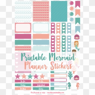 Printable Summertime Tropical - Planner Stickers Printable Free, HD Png ...