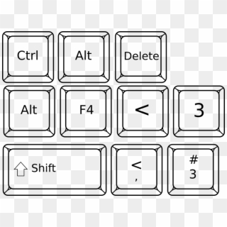 Keyboard Png - Types Of Keys On Keyboard, Transparent Png - 960x480 ...