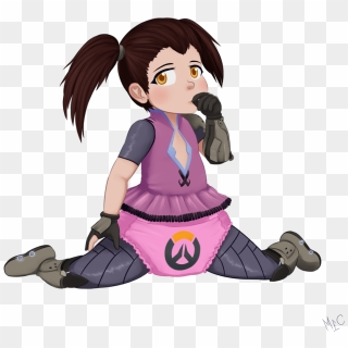 Tracer Overwatch In Diaper , Png Download - Overwatch Characters In Diapers, Transparent Png