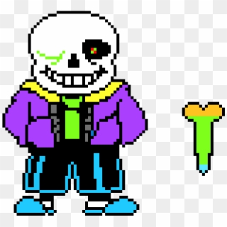 Dusttale Sans Sprite by ZekeNG on Newgrounds