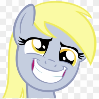 Derpy On The Same Line As Luna And The Mane - My Little Pony Rainbow Face Funny, HD Png Download