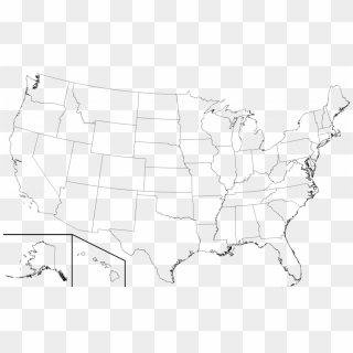 Usa Transparent Outline United States Huge Freebie - High Resolution ...