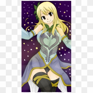 Galaxy Heart Background With Lucy In It
