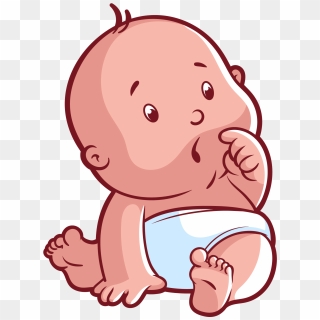 Diaper Infant Child Care - Vector Baby Cartoon Png, Transparent Png