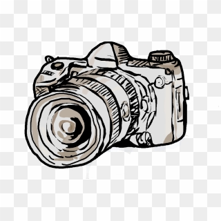 Gallery Ngo Iuventa Transparent Tumblr Overlays Camera - Point And Shoot Camera Drawing, HD Png Download