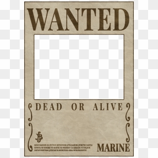 Wanted Poster One Piece Wanted Posters Png Transparent Png 1000x1000 Pinpng
