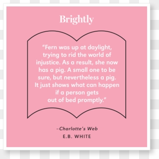 E - B - White - Famous Quotes From Charlotte's Web, HD Png Download ...